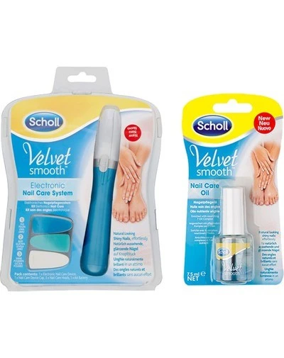SCHOLL ELEKTRONİK TIRNAK BAKIM SETİ & TIRNAK BAKIKM YAĞI 7.5ML