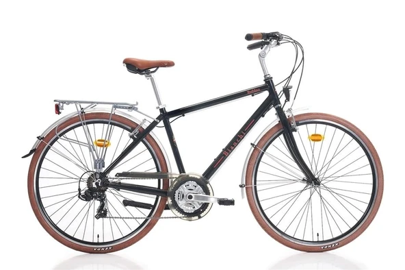 BIANCHI RUBINO ERKEK ŞEHİR BİSİKLETİ 470H V 28 JANT 21 VİTES BLACK GLOSSY ürün görseli