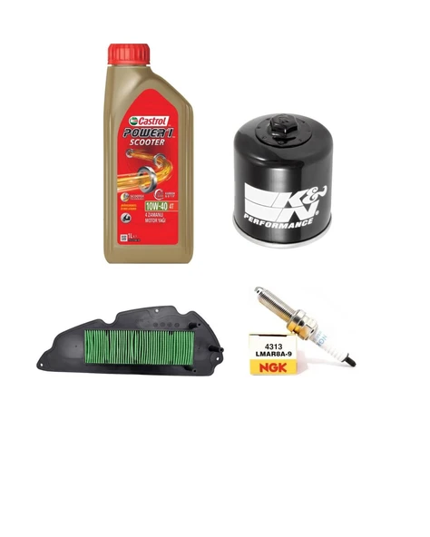 Honda Forza 250 Bakım Seti Yağ-Buji-Hava&Yağ Filtresi 2014-2019