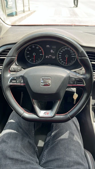 Seat Leon ORJİNAL FR Dikmeli Direksiyon Kılıfı (Simit Kısmına Dikilir Araca Özgü DEĞİLDİR) - Resim 2