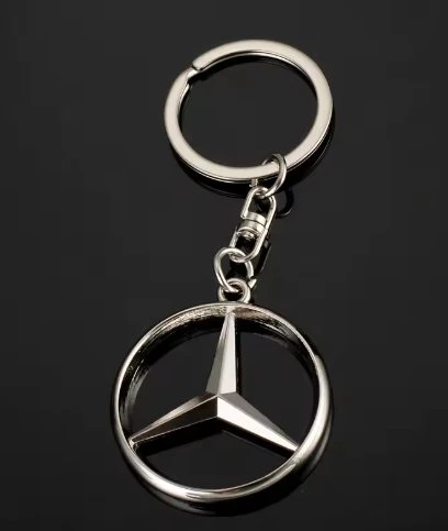 Mercedes Uyumlu Metal Anahtarlık 1. KALİTE KALIN - Resim 2