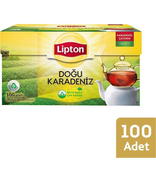 LİPTON DOĞU KARADENİZ DEMLİK POŞET ÇAY 100'LÜ