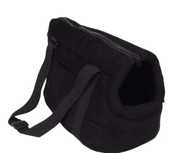 C&P kedi ve köpek taşıma çantası siyah ürün görseli