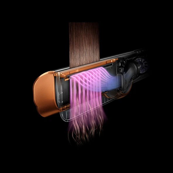 Dyson Airstrait Saç Düzleştirici Parlak Nikel / Parlak Bakır - Resim 7