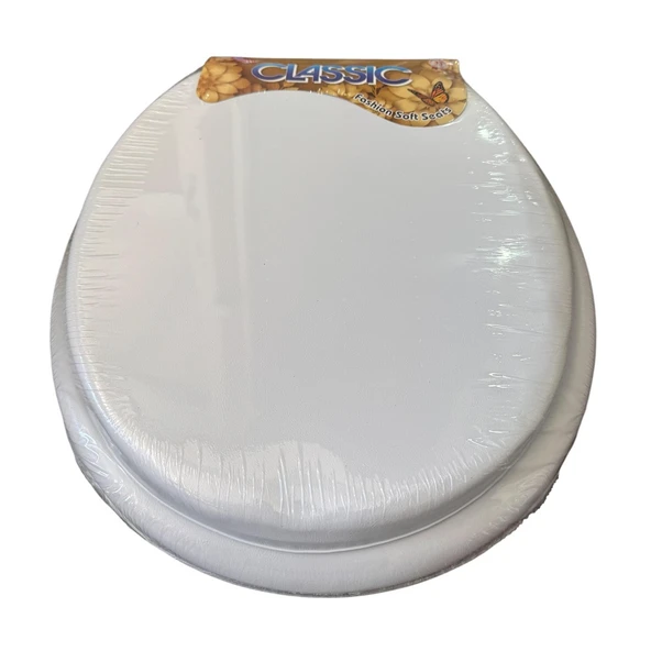 Sim Classic Süngerli Klozet Kapağı Plastik - Resim 2
