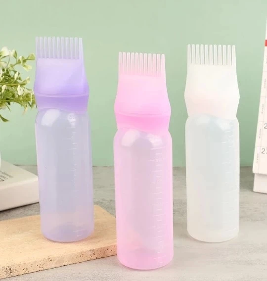 DİYARI FIRSAT Taraklı Saç Boyama ve Bakım Yağı Uygulama Şişesi - 2