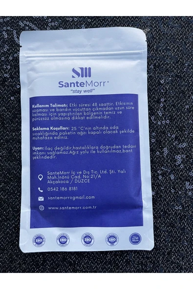 SANTEMORR GİNSENGLİ AĞRI BANTI HIZLI KAS EKLEM BEL BACAK KOL BOYUN SIRT OMUZ DİZ KALÇA BANT 25'Lİ - 4