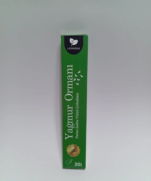 Tedi Sanat Çubuk Tütsü Yağmur Ormanı 20 Adet (1 Paket) Layansaa