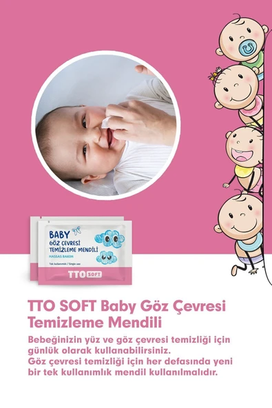 TTO Baby Göz Çevresi Temizleme Mendili - 4