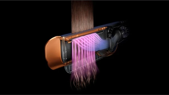 Dyson Airstrait Prusya Mavisi ve Parlak Bakır Islak ve Kuru Saç Düzleştirici Prusya Mavisi / Parlak Bakır - Resim 5