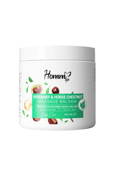 HOMM LİFE BİBERİYE & AT KESTANELİ MASAJ JELİ BALSAM 500 ML