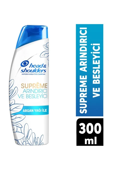 HEAD SHOULDERS SUPREME ARINDIRICI VE BESLEYİCİ BAKIM ŞAMPUANI 300 ML - 3