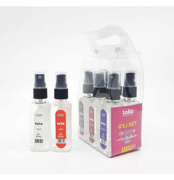 TOLIA DÜNYA KOKULARI KARMA 6LI SET 6*50 ML