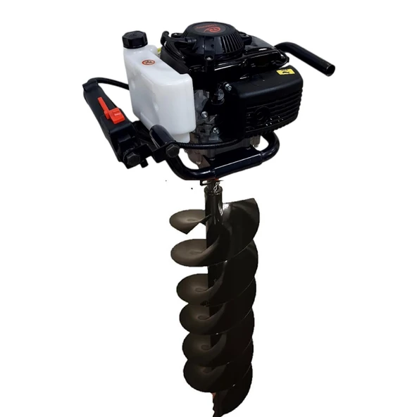 Tomking EA144P Çift Helezonlu 4 Zamanlı Toprak Burgu Makinası 300 mm 4 Hp