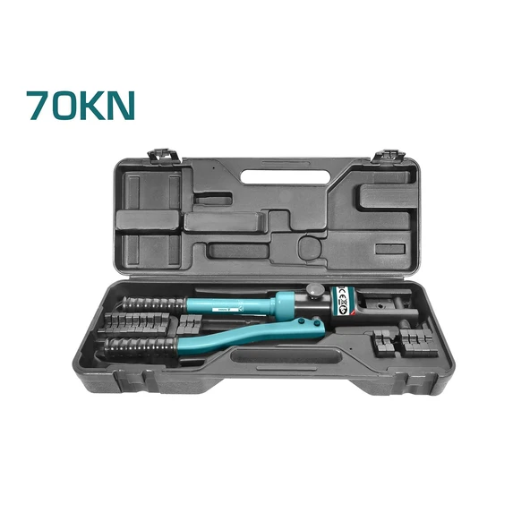 Hidrolik Papuç Sıkma Pensesi 16-300 mm Kablo Kesiti 70 KN Profesyonel Tip Krimp 7 Ton Elektrik Pano - Resim 4