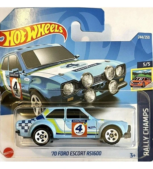 Hot Wheels Tekli Arabalar 70 Ford Escort RS1600 HCV30 - 1