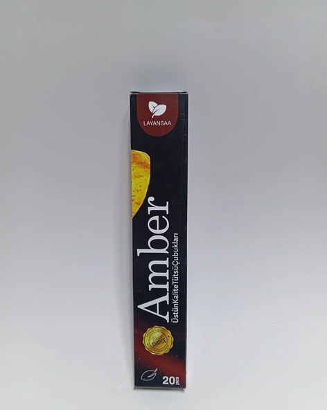 Tedi Sanat Çubuk Tütsü Amber 20 Adet(1 Paket) Layansaa