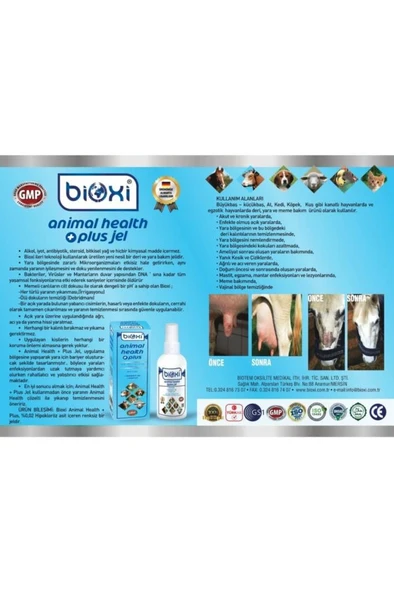 Bioxi Animal Health+ Plus 100 Ml Skt: 06/2027 - Resim 2
