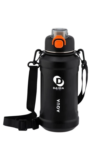 DAİMA AQUA TERMOS SİYAH 1000 ML ürün görseli