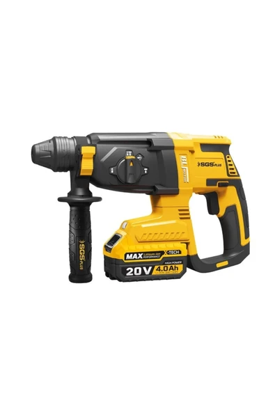 SGS AKÜLÜ ELEKTRO PNÖMATİK KÖMÜRSÜZ KIRICI DELİCİ SET 20 VOLT (4.0 Ah)