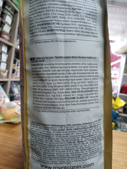 Royal Canin British Shorthair 2 kg Yetişkin Kedi Maması - 3