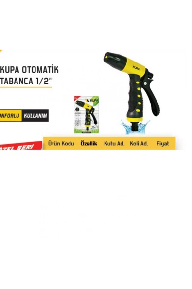 KUPA OTOMATİK TABANCA 1/2 ürün görseli 1