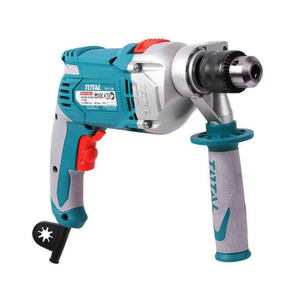 Total Darbeli Matkap 1010 W TG111136 Metal Beton Ahşap Kömürlü Delme Kırıcı Delici - Resim 5