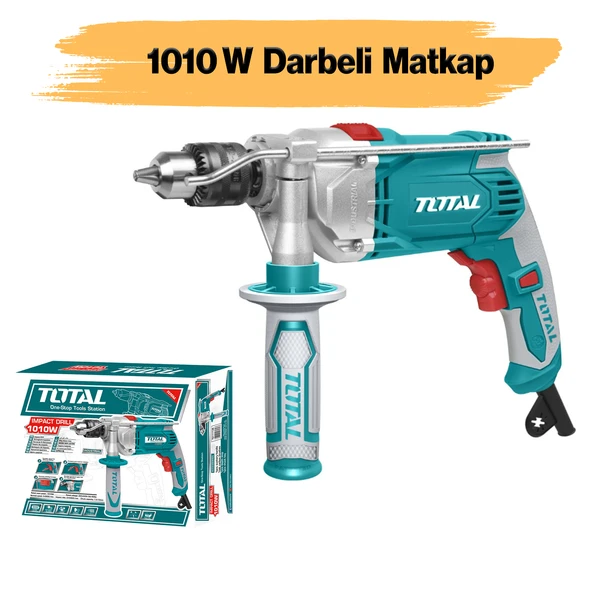 Total Darbeli Matkap 1010 W TG111136 Metal Beton Ahşap Kömürlü Delme Kırıcı Delici ürün görseli