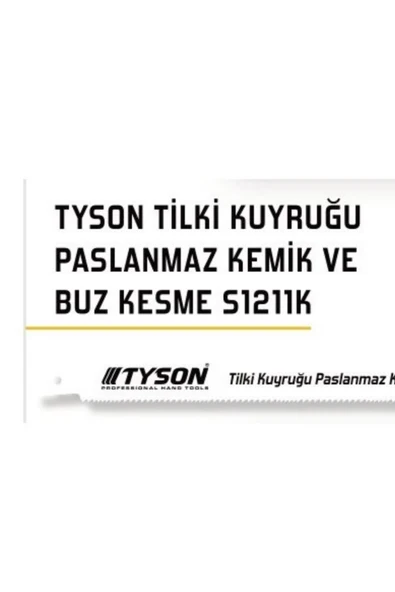 TYSON TİLKİ KUYRUĞU PAS.VE BUZ KESME S 12'LİK 5'Lİ SET ürün görseli