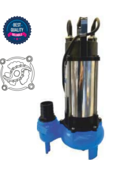 MASTER FOSEPTİK DALGIÇ BIÇAKLI POMPA 1.5 HP (1100 WATT-220 VOLT)