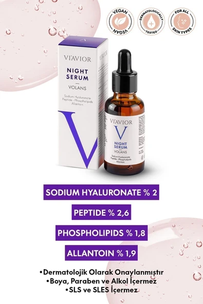VİAVİOR VOLANS GECE CİLT SERUMU - 2