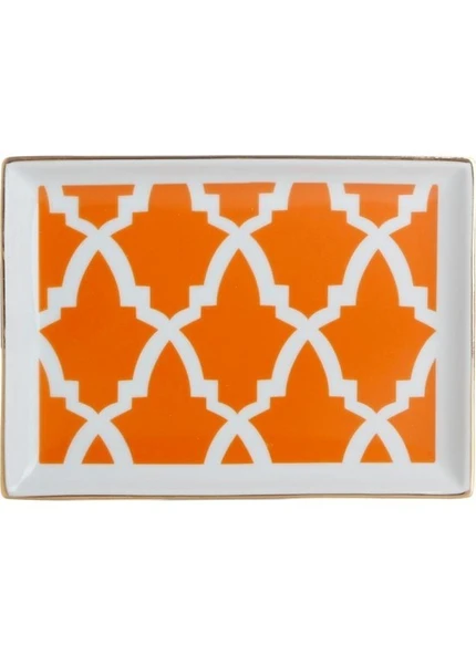 Morocco Ds3 Turuncu Kahvaltı Tabağı 18 Cm