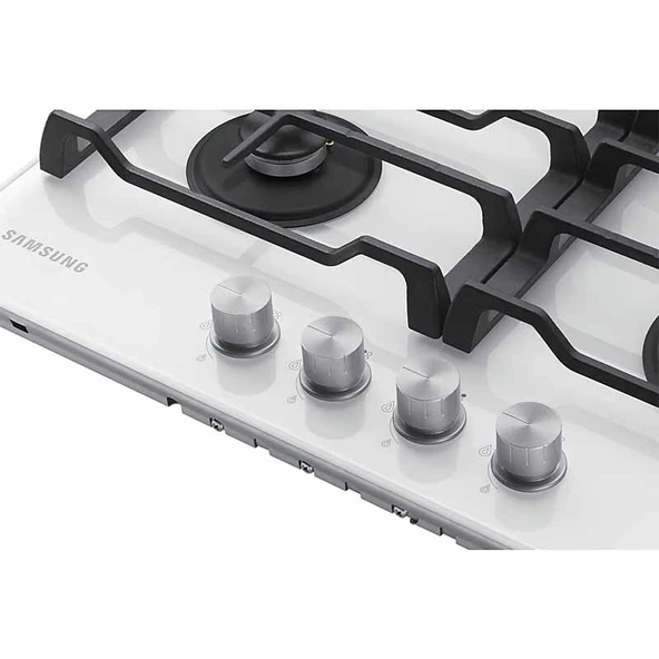 Samsung NA64M7100AW/TR 60 cm Beyaz Cam Ankastre Ocak - Resim 4