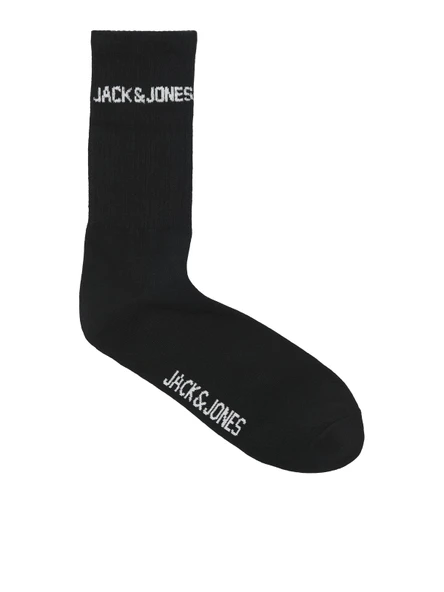 JACK JONES Siyah 3 lü Tenis Çorabı 12260083 - 3