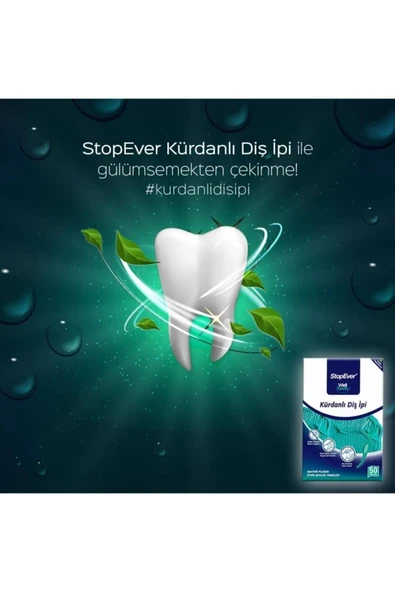 StopEver Well Tooth Kürdanlı Diş İpi 50 Adet - 5