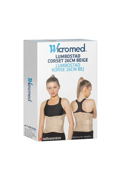 Wicromed Korse Lumbostad 26cm Bej XXXL - 2