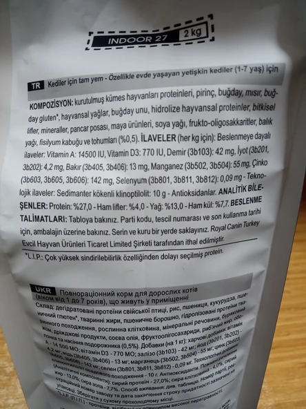 Royal Canin Indoor Ev Kedileri İçin Kedi Maması 2 Kg - 3