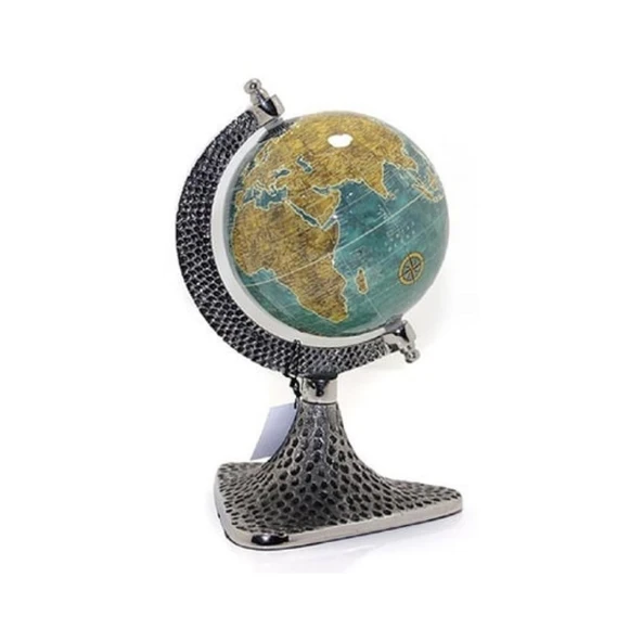 Dünya Küre Stantlı Dekoratif Döner World Globe Sl911-F 24cm - 2