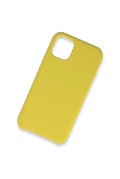 iPhone 11 Pro Max Kılıf Lansman Legant Silikon - Sarı - 2