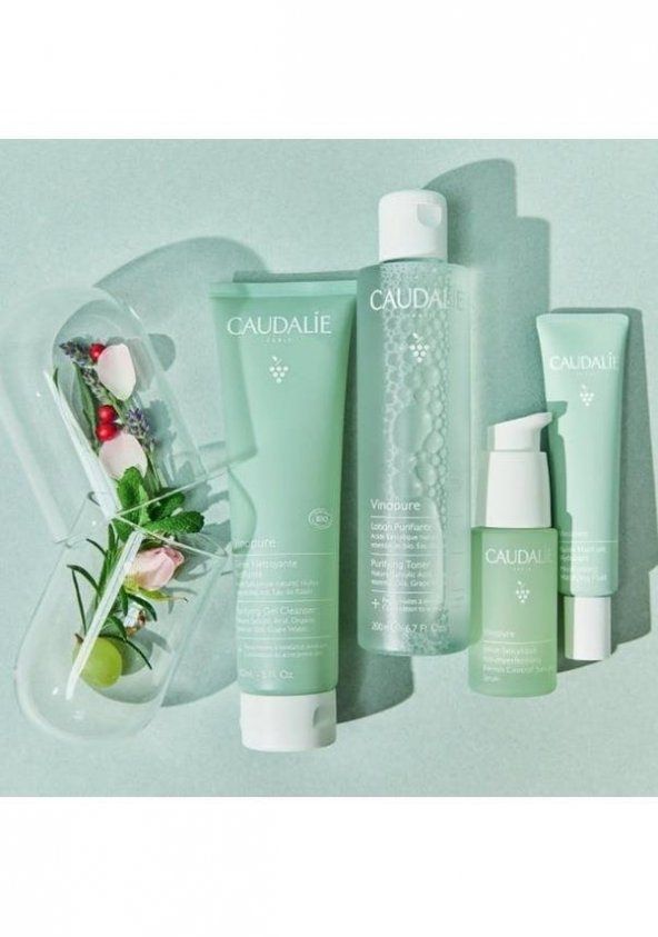 Caudalie Vinopure Clear Skin Purifying Toner 200 ml Tonik - Resim 3