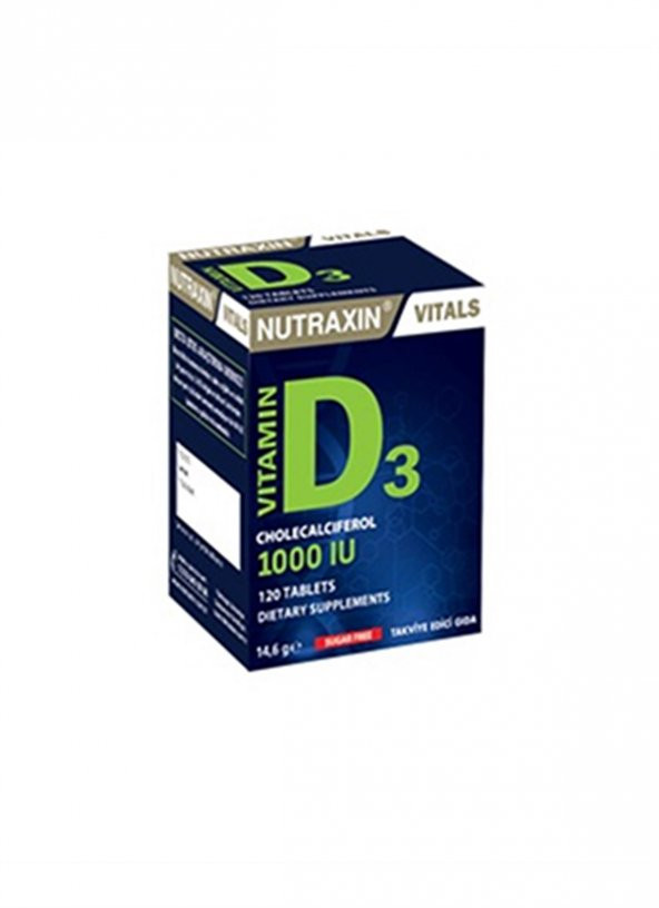 Nutraxin Vitamin D3 1000 IU 120 Tablet