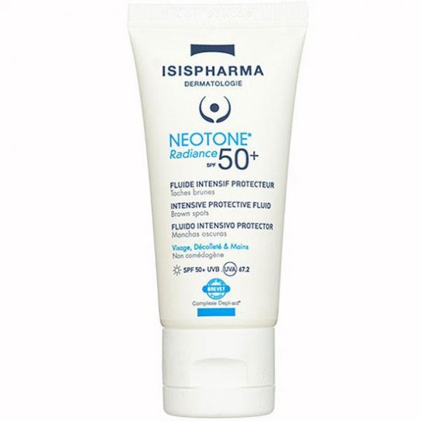 Isis Pharma Neotone Radiance Cream Spf 50 30 ml Lekeler için Gece Bakımı