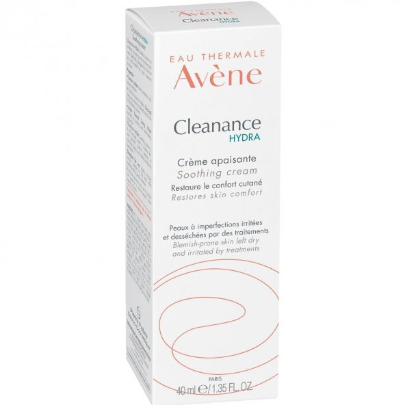 Avene Cleanance Hydra Creme Apaisante 40 ml Kuru Ciltler Bakım Kremi
