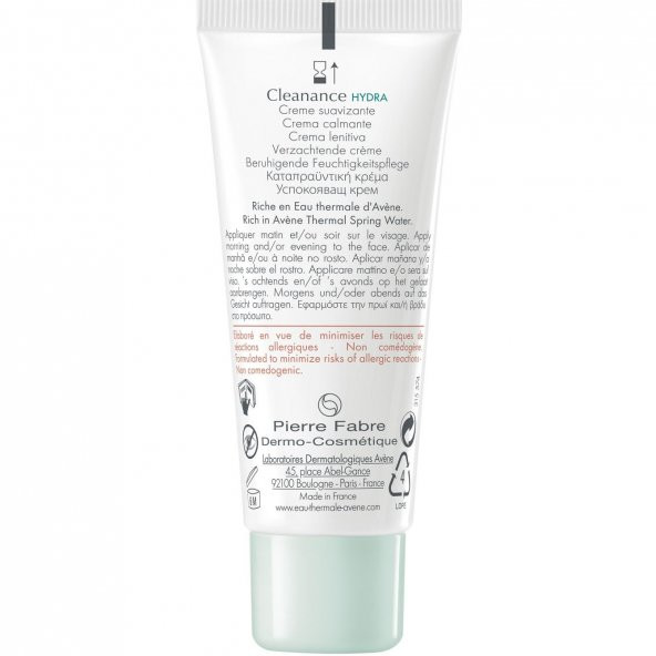 Avene Cleanance Hydra Creme Apaisante 40 ml Kuru Ciltler Bakım Kremi - 3