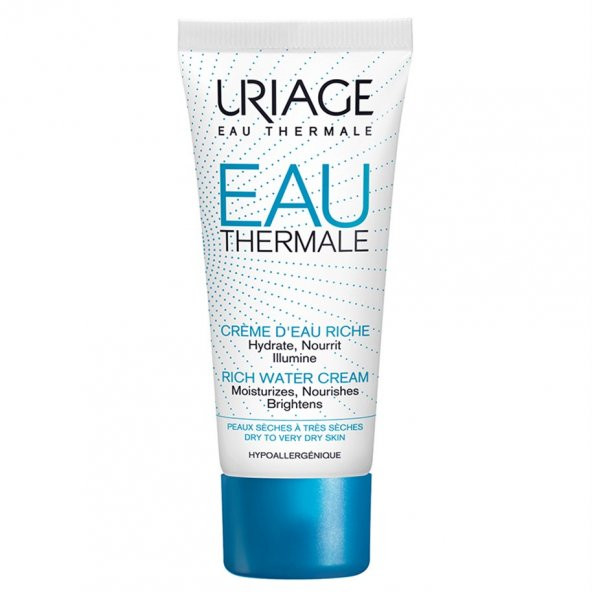 Uriage Eau Thermale Rich Water Cream 40 ml Zengin Su Bazlı Nemlendirici