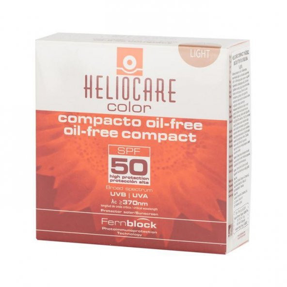 Heliocare  Yağsız Kompakt SPF 50 Buğday 10 gr