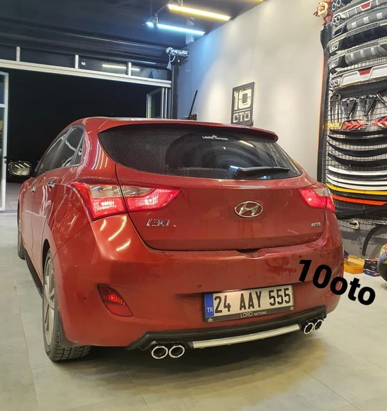 Hyundai i30 Difüzör Plastik 4 çıkış egzoz görünümlü Universal Lütfen Açıklamayı Okuyun PL-10