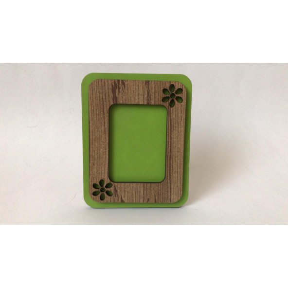 Ahşap İşlemeli Dekoratif Vesikalık Resim Çerçevesi Tekli - 4