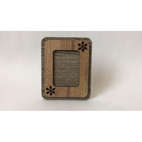 Ahşap İşlemeli Dekoratif Vesikalık Resim Çerçevesi Tekli - 5