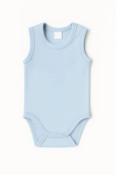 Geniş Askılı Bebek Çıtçıtlı Body - 3